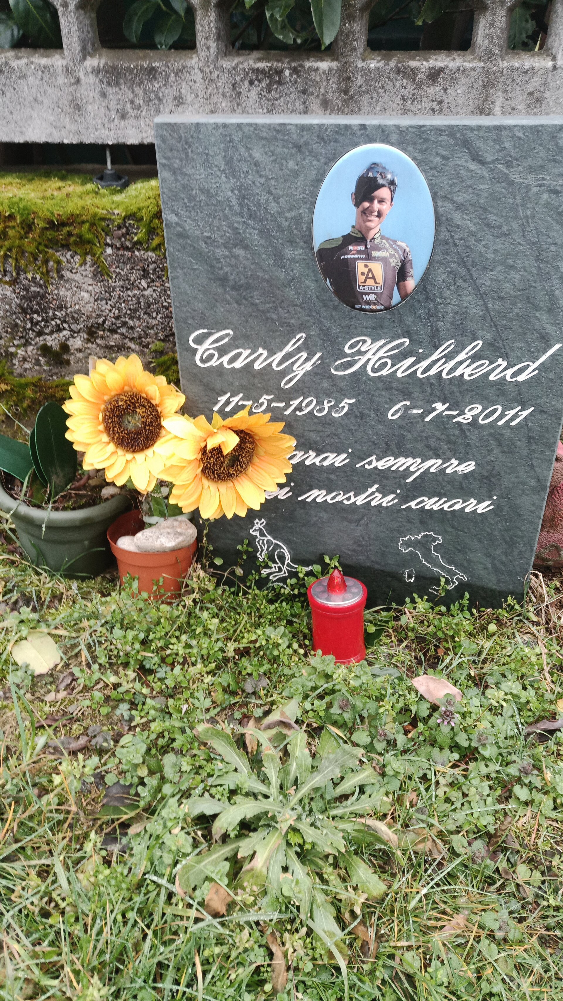Imagem de referência de Carly Hibberd, descrito nos dados abertos como ciclista australiana