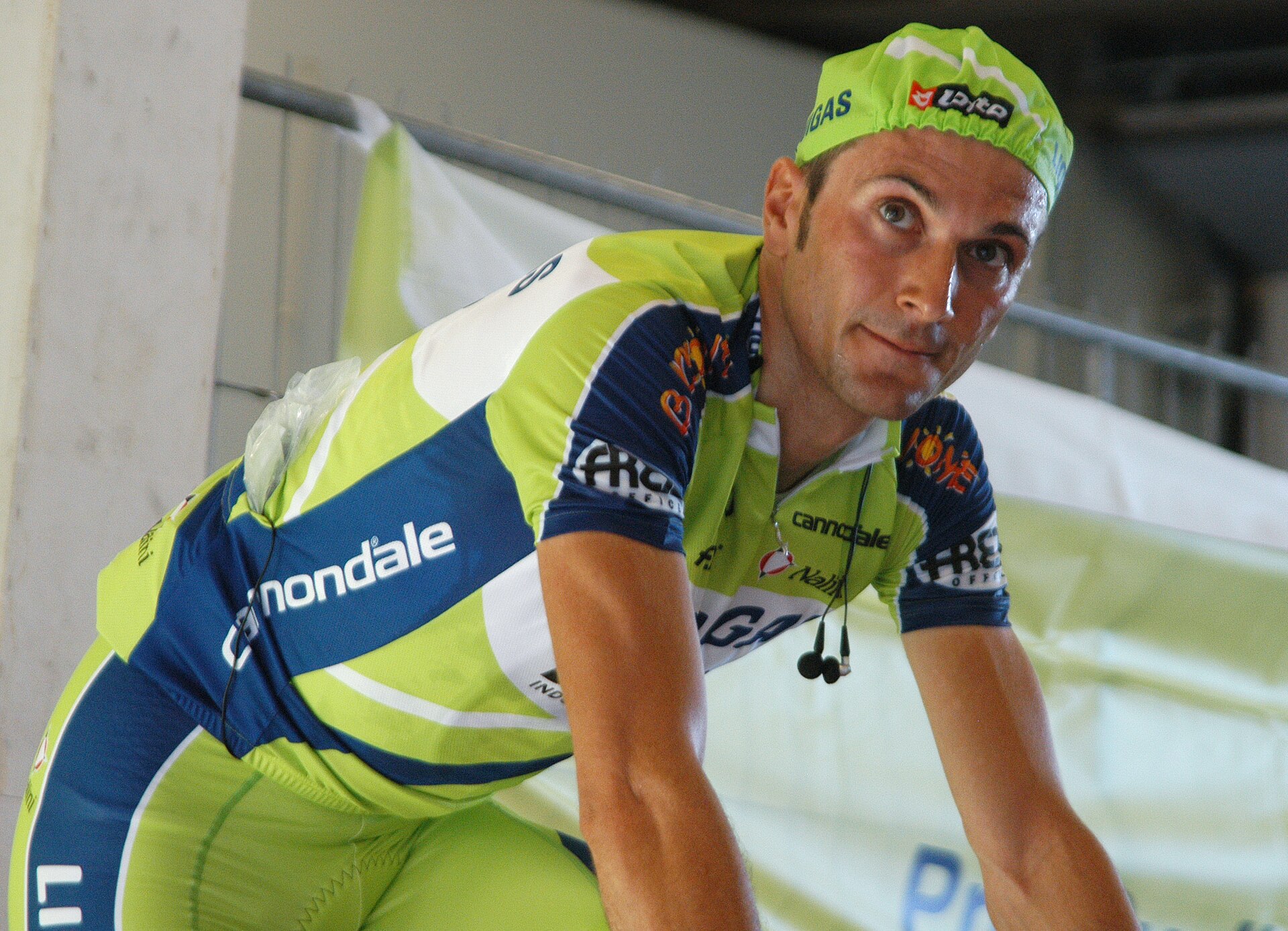 Imagem de referência de Ivan Basso, descrito nos dados abertos como ciclista italiano