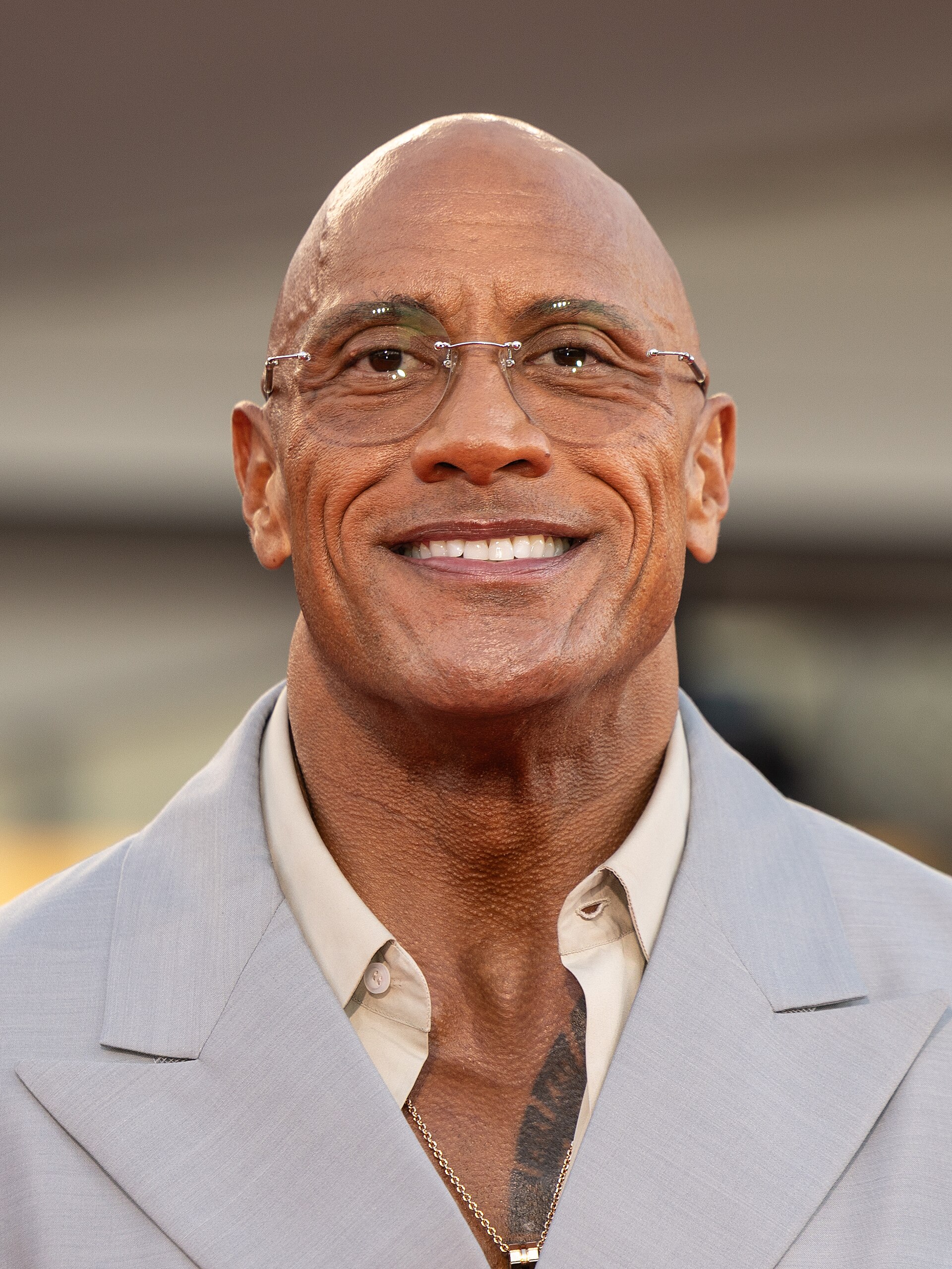 Imagem de referência de Dwayne Johnson, descrito nos dados abertos como ator americano