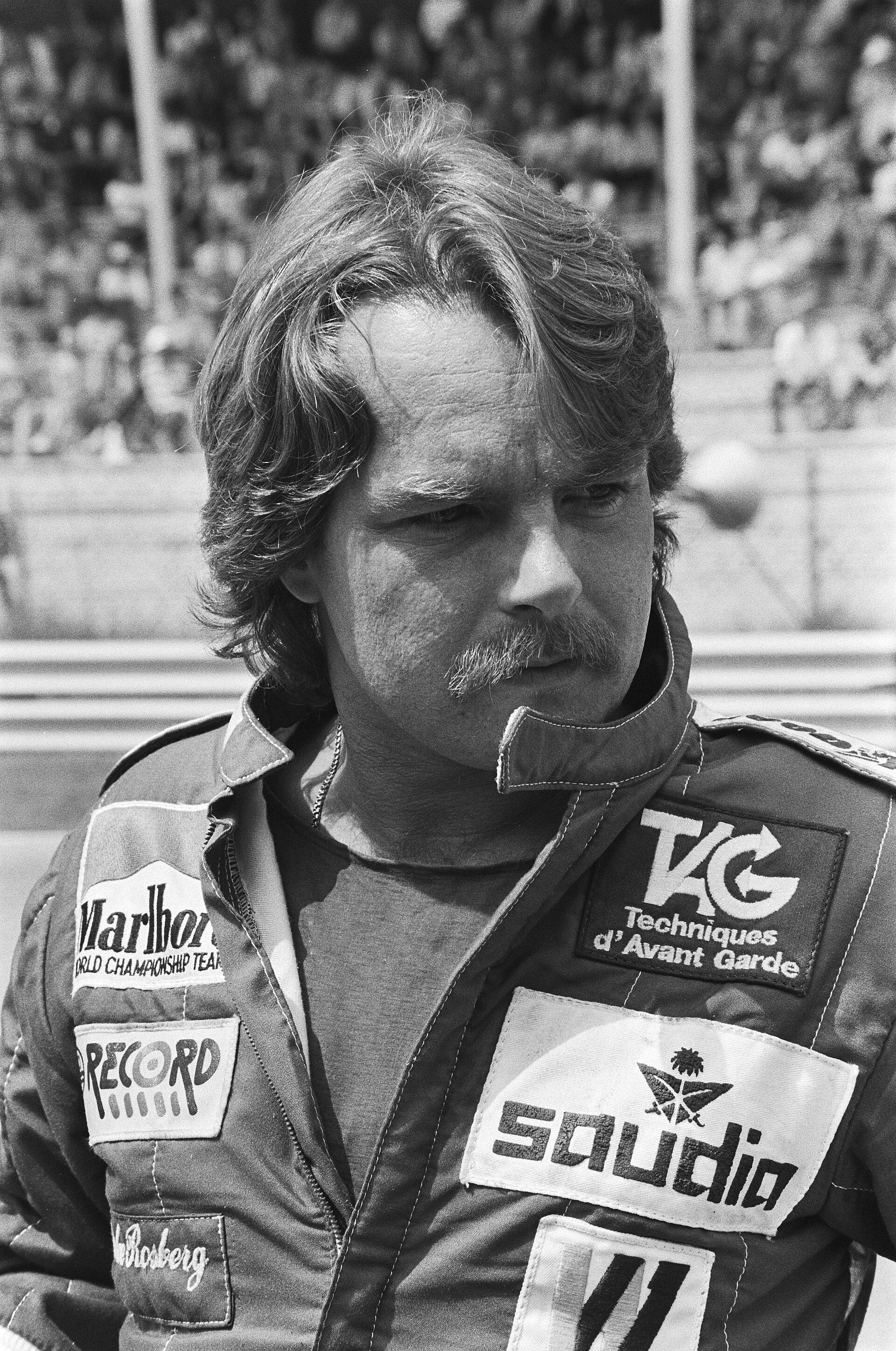 Imagem de referência de Keke Rosberg, descrito nos dados abertos como ex-automobilista finlandês, campeão mundial de Fórmula 1 em 1982
