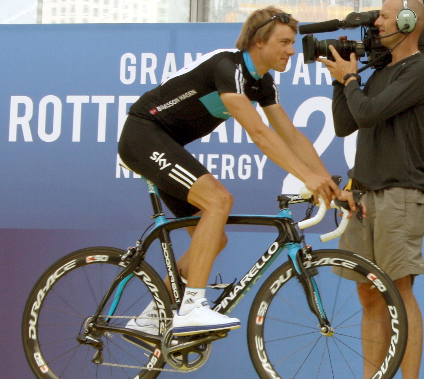 Imagem de referência de Edvald Boasson-Hagen, descrito nos dados abertos como ciclista norueguês