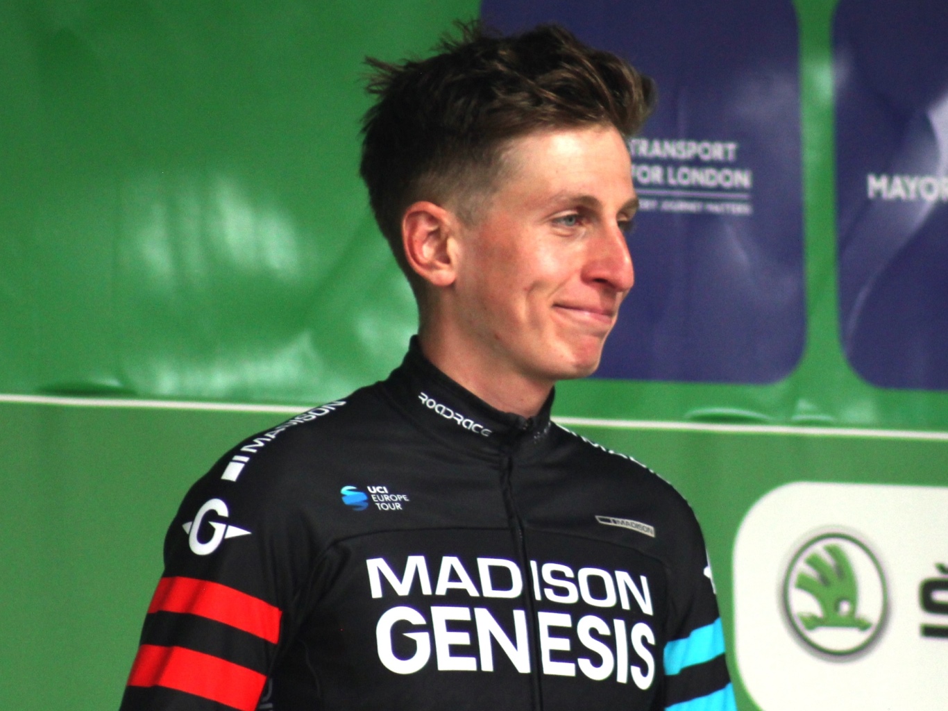 Imagem de referência de Matthew Holmes, descrito nos dados abertos como ciclista britânico