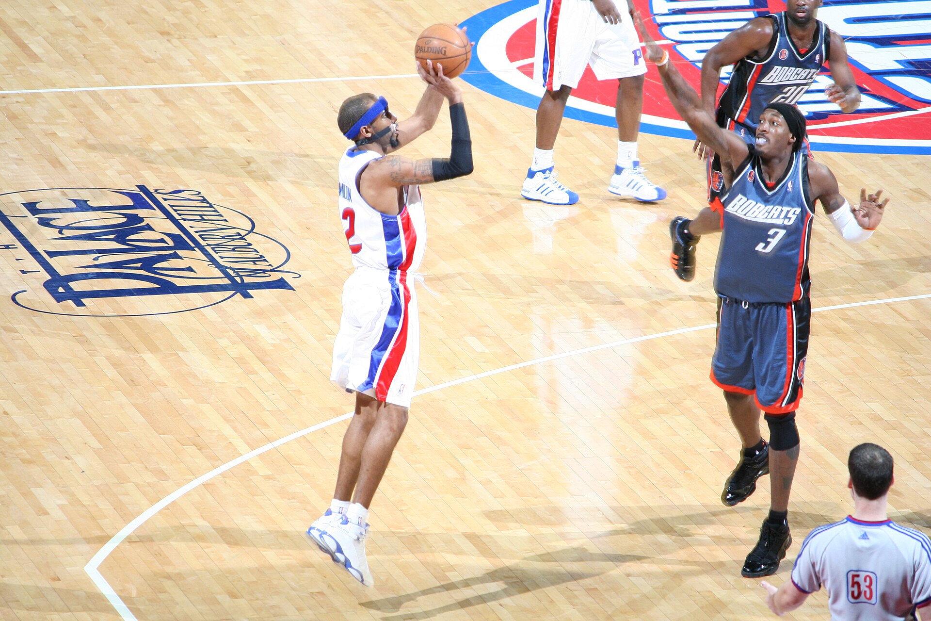 Imagem de referência de Gerald Wallace, descrito nos dados abertos como basquetebolista estadunidense