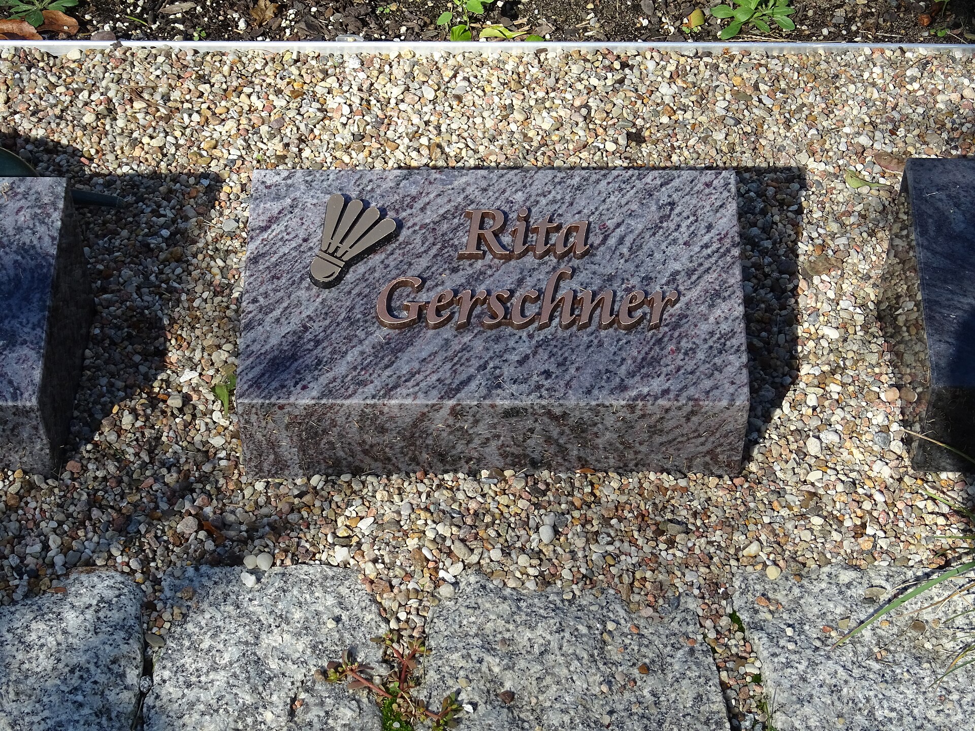 Imagem de referência de Rita Gerschner, descrito nos dados abertos como jogadora de badminton