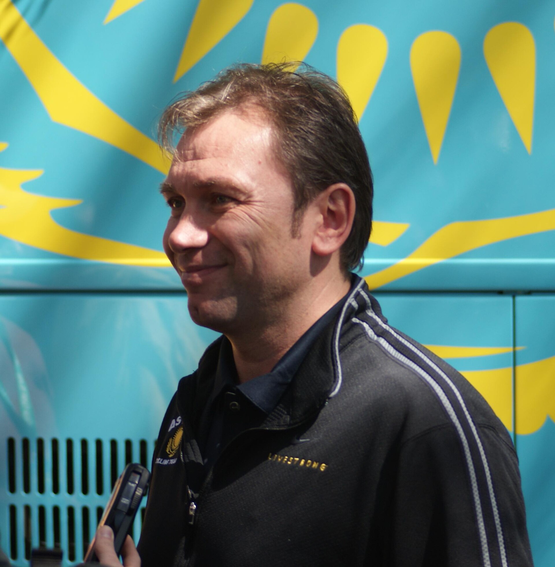 Imagem de referência de Johan Bruyneel, descrito nos dados abertos como ciclista belga