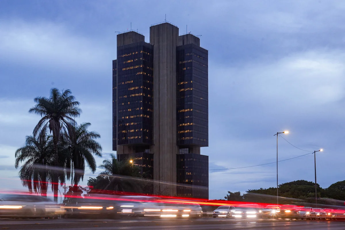 Imagem colorida da Fachada do Banco Central