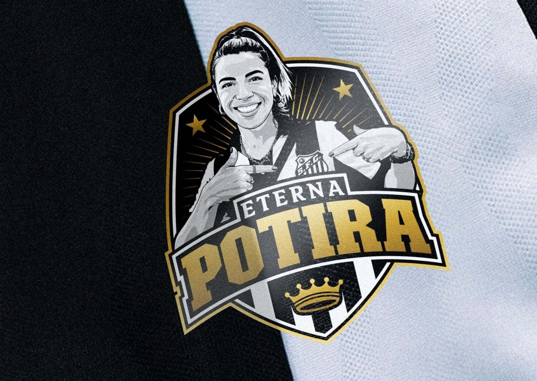 Torcida pede e Santos prepara homenagem para influenciadora no clássico contra o São Paulo