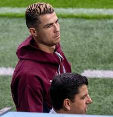 Cristiano Ronaldo não gostou de ter sido colocado na reserva Foto: ANSA / Ansa - Brasil