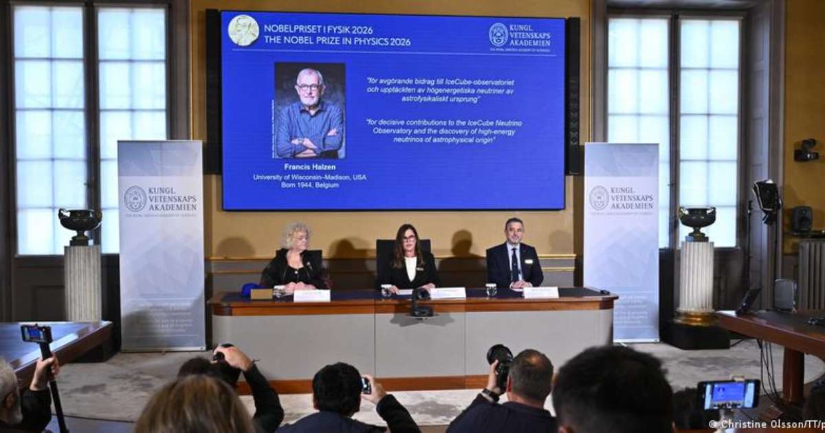 Nobel de Física de 2026 vai para pesquisa sobre neutrinos