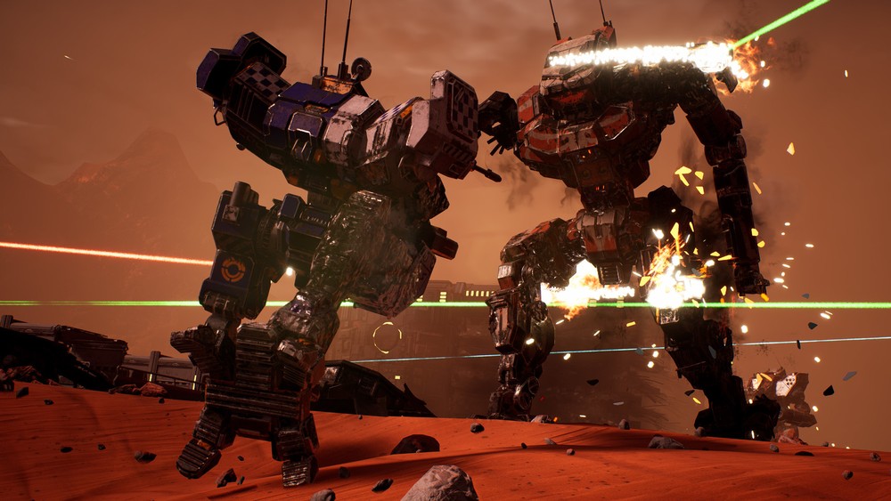 MechWarrior 5: Mercenaries é um jogo cheio de ação para quem curte o gênero mecha — Foto: Reprodução/Steam
