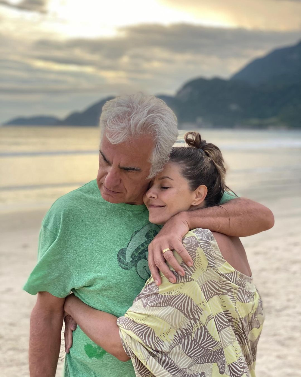 Bianca Rinaldi posta foto rara com o marido — Foto: reprodução/instagarm