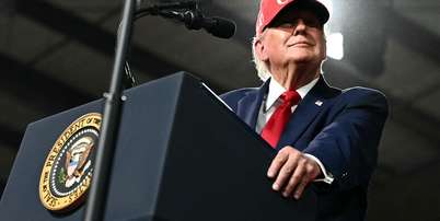 Trump participa de com&iacute;cio nos EUA Foto: ANSA / Ansa - Brasil