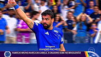 Fabrício Bruno marca de cabeça, e Cruzeiro sobe no Brasileirão