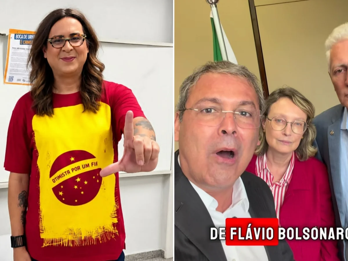 Duda, Correia e aliados celebram cerco da PF contra Flávio Bolsonaro