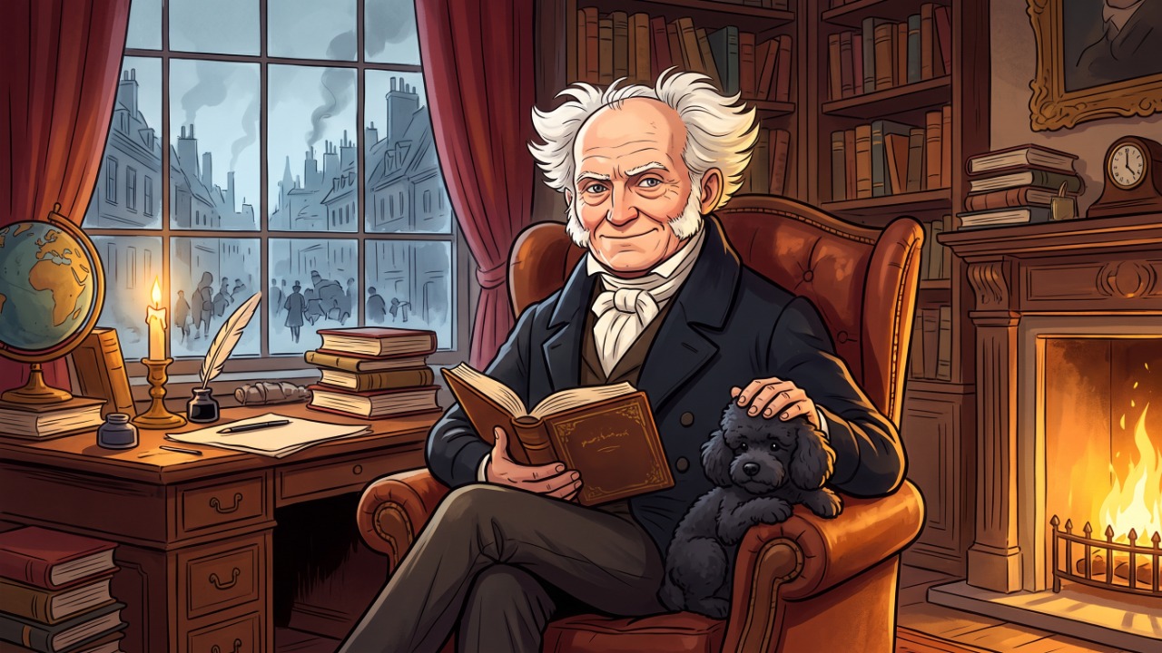 Arthur Schopenhauer, filósofo alemão: “O homem alegre sempre tem um bom motivo para ser…”