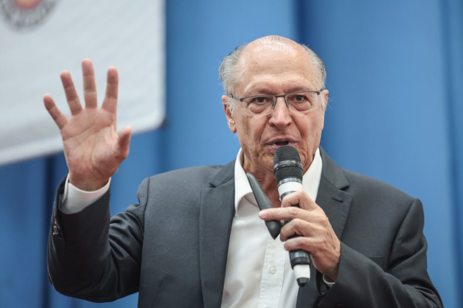 vice presidente geraldo alckmin palestra na sintracon (sp). (1) Jornal de Brasília