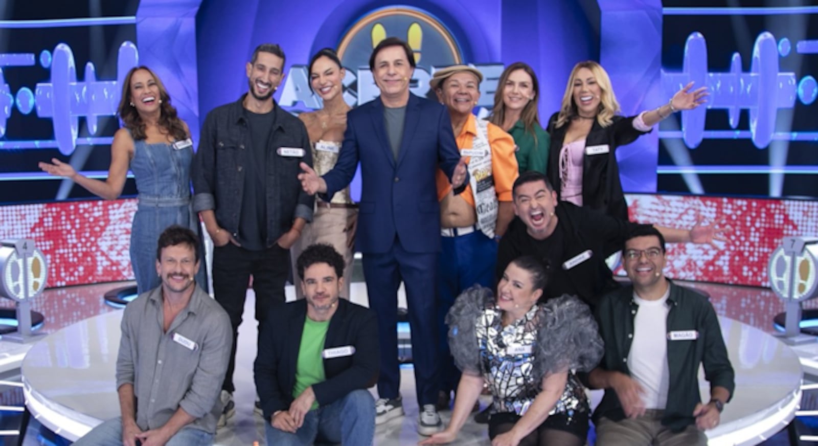 Somente um dos famosos pode conquistar o prêmio do game comandado por Tom Cavalcante Antonio Chahestian/ RECORD